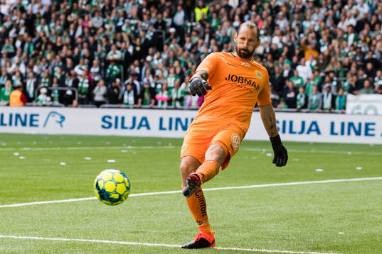 Hammarbys målvakt Johan Wiland