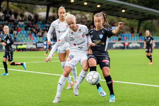 Göteborgs Amanda Johnsson Haaahr och IFK Göteborgs Samuel