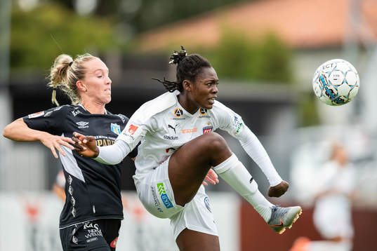 Rosengårds Anam Imo och Göteborgs Julia Roddar