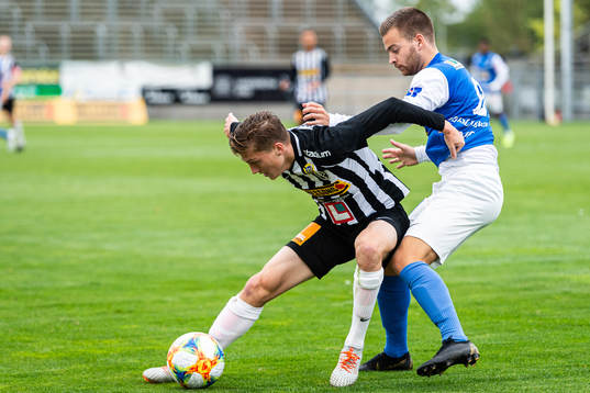 Landskronas Kevin Jensen och Oddevolds Oscar Iglicar