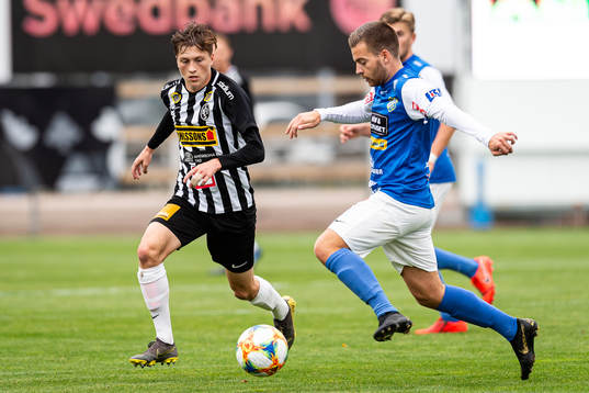 Landskronas Kevin Jensen och Oddevolds Oscar Iglicar