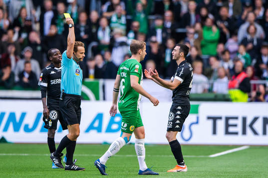 IFK Göteborgs Giorgi Kharaishvili tilldelas en varning
