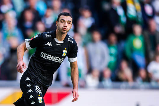 IFK Göteborgs Giorgi Kharaishvili jublar