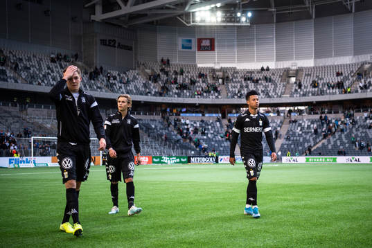 IFK Göteborgs Emil Holm, Noah Alexandersson och Tobias