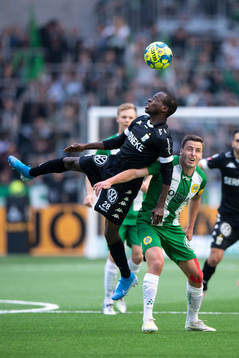 IFK Göteborgs Alhassan Yusuf Abdullahi och Hammarbys Jeppe