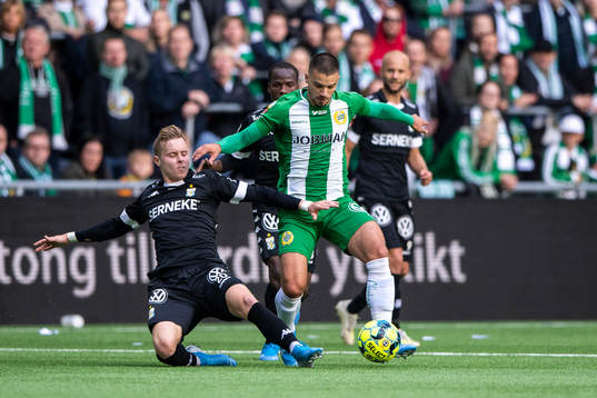 IFK Göteborgs Victor Wernersson och Hammarbys Vladimir