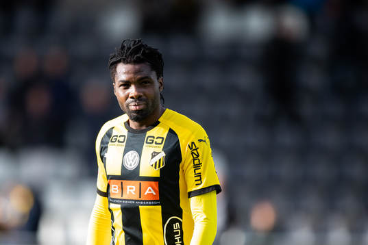 Häckens Kwame Kizito deppar