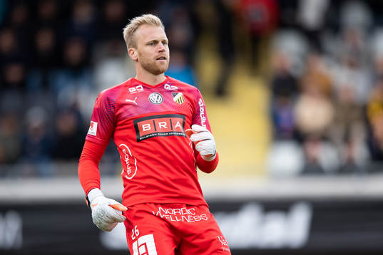 Häckens målvakt Peter Abrahamsson