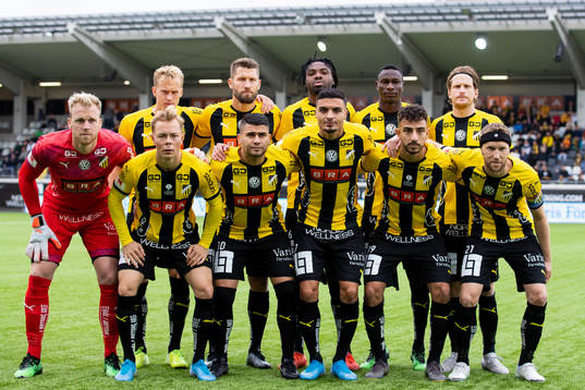 Häckens startelva uppe fr.v. Gustav Berggren, Joona