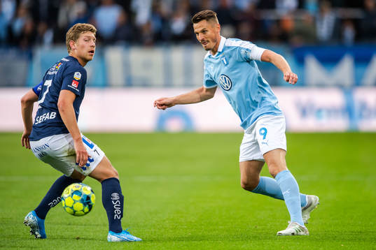 IFK Norrköpings Alexander Fransson och Malmö FFs Markus