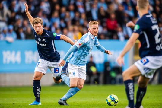 IFK Norrköpings Alexander Fransson och Malmö FFs Anders