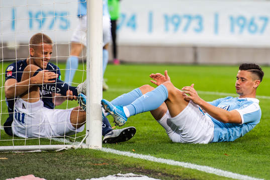 Malmö FFs Marcus Antonsson deppar