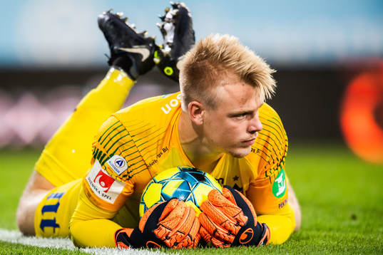 IFK Norrköpings målvakt Isak Pettersson