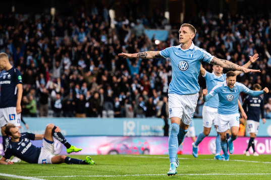 Malmö FFs Sören Rieks jublar