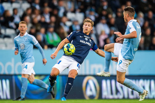 IFK Norrköpings Alexander Fransson och Malmö FFs Markus