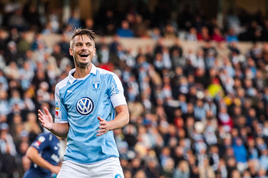 Malmö FFs Markus Rosenberg reagerar