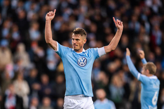 Malmö FFs Markus Rosenberg jublar