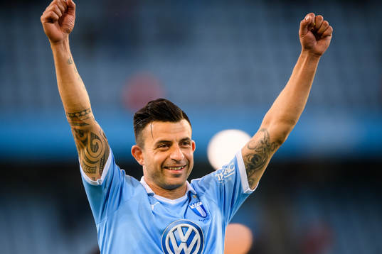 Malmö FFs Behrang Safari jublar