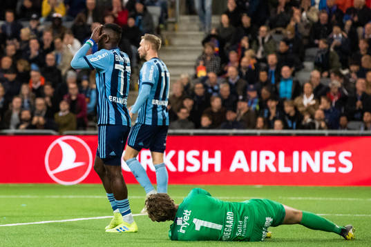 Djurgårdens Mohamed Buya Turay deppar