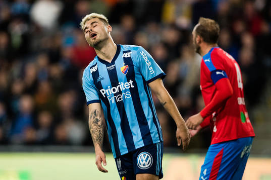 Djurgårdens Astrit Ajdarevic deppar