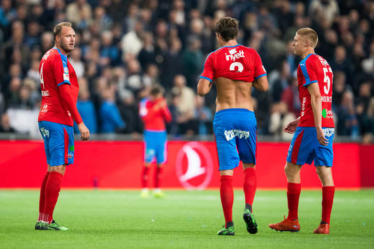 Helsingborgs Andreas Granqvist, Fredrik Liverstam och