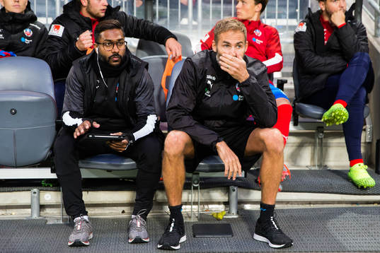 Helsingborgs assisterande tränare Alexander Tengryd och