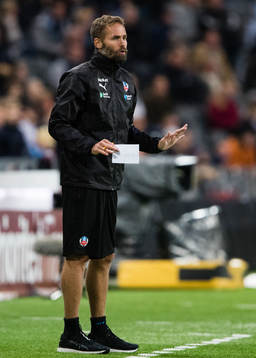 Helsingborgs tränare Olof Mellberg