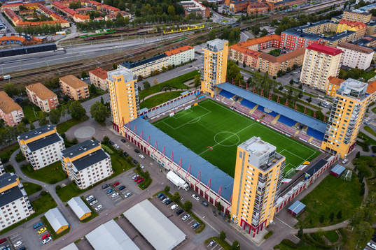 Vy över Tunavallen