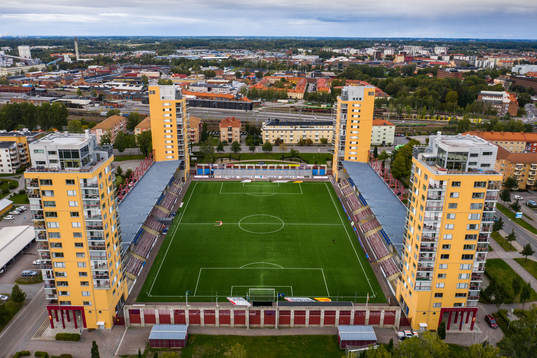 Vy över Tunavallen