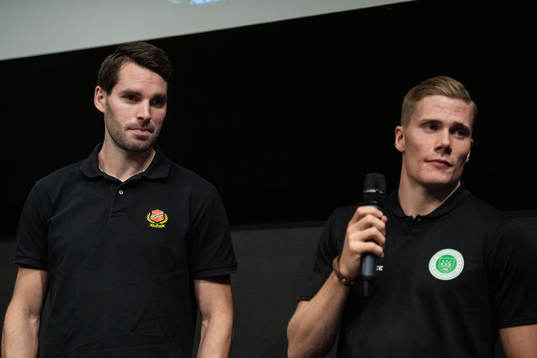 Per Svensson, Almtuna, och Johan Lundgren,