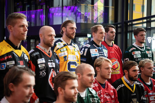Övre raden fr.v. Fredrik Johansson, Västerås, Niklas