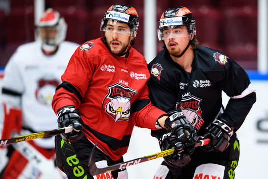 Konstantin Komarek och Marcus Björk