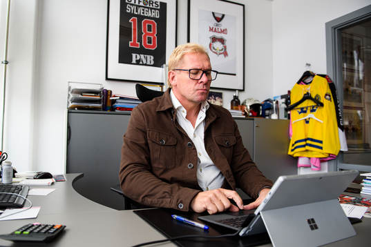 Malmö Redhawks VD och Sportchef Patrik Sylvegård på sitt