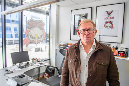 Malmö Redhawks VD och Sportchef Patrik Sylvegård på sitt