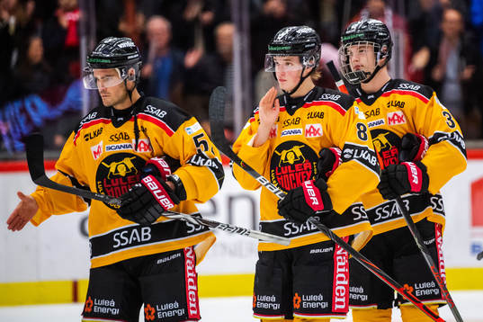 Luleås Noel Gunler deppar med lagkamrater