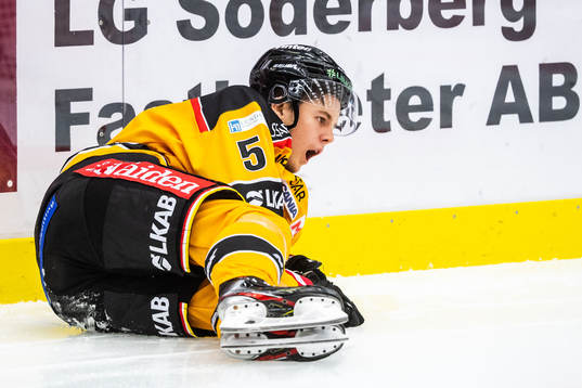 Luleås Filip Hållander har ont