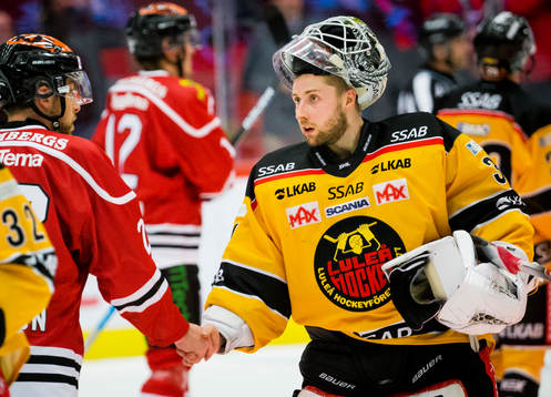 Luleås målvakt Joel Lassinantti