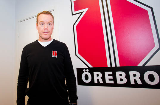 Porträtt på Örebros tränare Niklas Eriksson