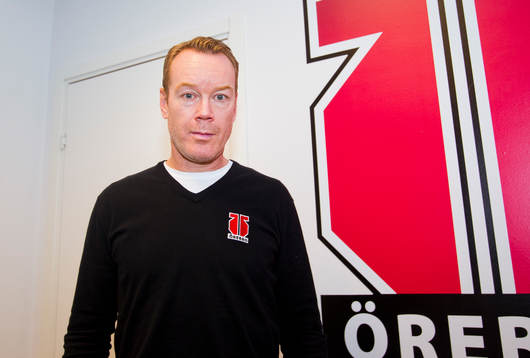 Porträtt på Örebros tränare Niklas Eriksson