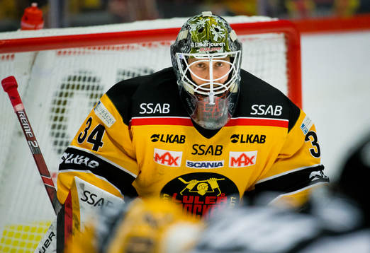 Luleås målvakt Joel Lassinantti