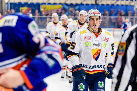 Djurgårdens Michael Haga jublar