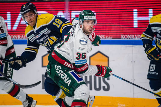 s Joakim Andersson och Frölundas   Brandon Gormley