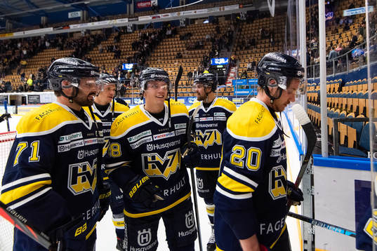 s Linus Fröberg, Johannes Kinnvall och Axel Holmström