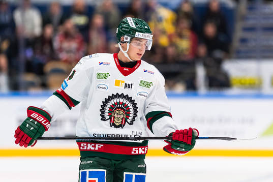 Frölundas Jacob Peterson deppar