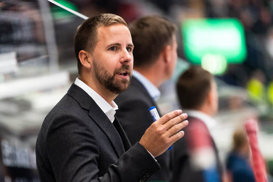 Frölundas assisterande tränare Viktor Stråhle