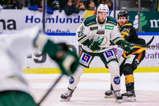 Färjestads  Per Åslund och Skellefteås Niclas Burström