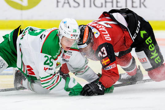 Rögles Anton Bengtsson och Malmö Redhawks Christoffer
