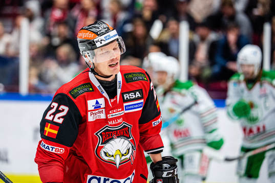 Malmö Redhawks Lars Bryggman deppar