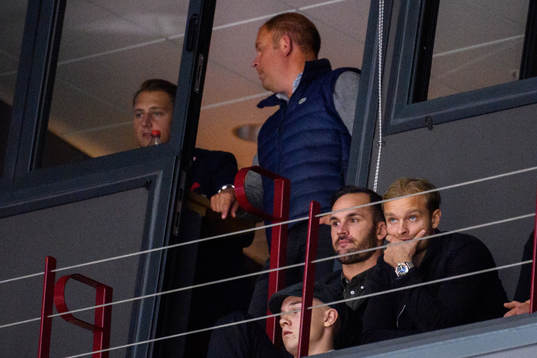 Malmö Redhawks Niklas Arell och Johan Olofsson på