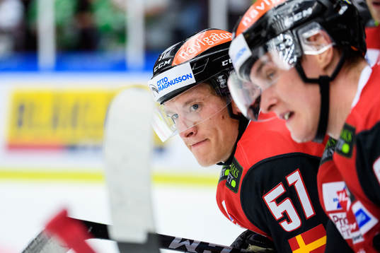 Malmö Redhawks Emil Sylvegård deppar